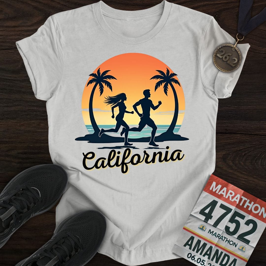 Printify T-Shirt Sport Grey / S California Runner T-shirt