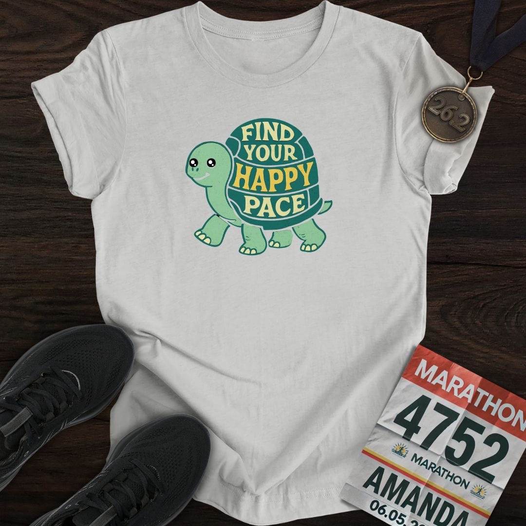 Printify T-Shirt Sport Grey / S Find Your Happy Pace T-Shirt