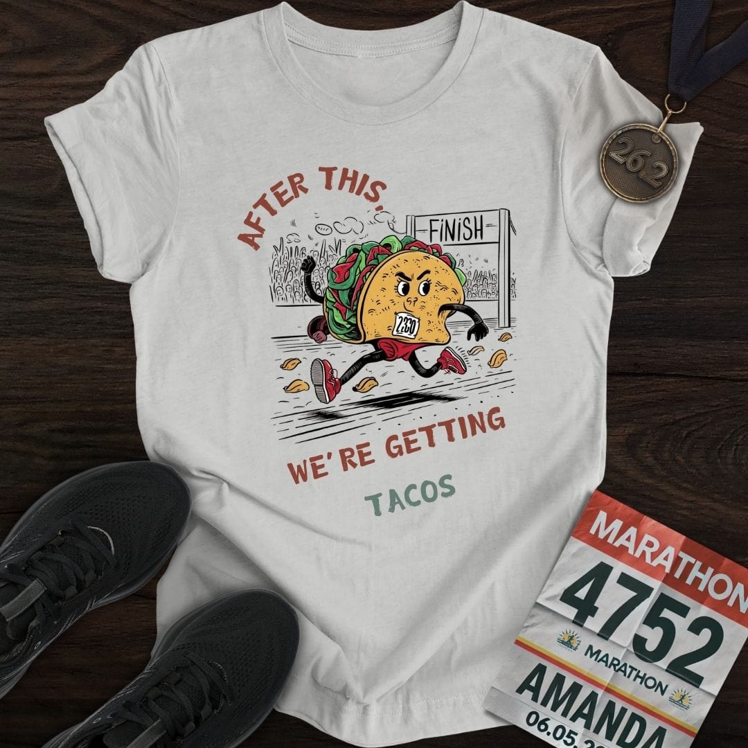 Printify T-Shirt Sport Grey / S Getting Tacos T-Shirt