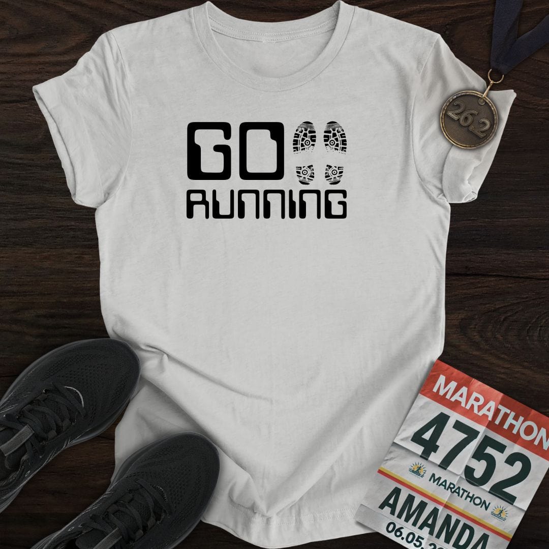 Printify T-Shirt Sport Grey / S Go Running T-shirt