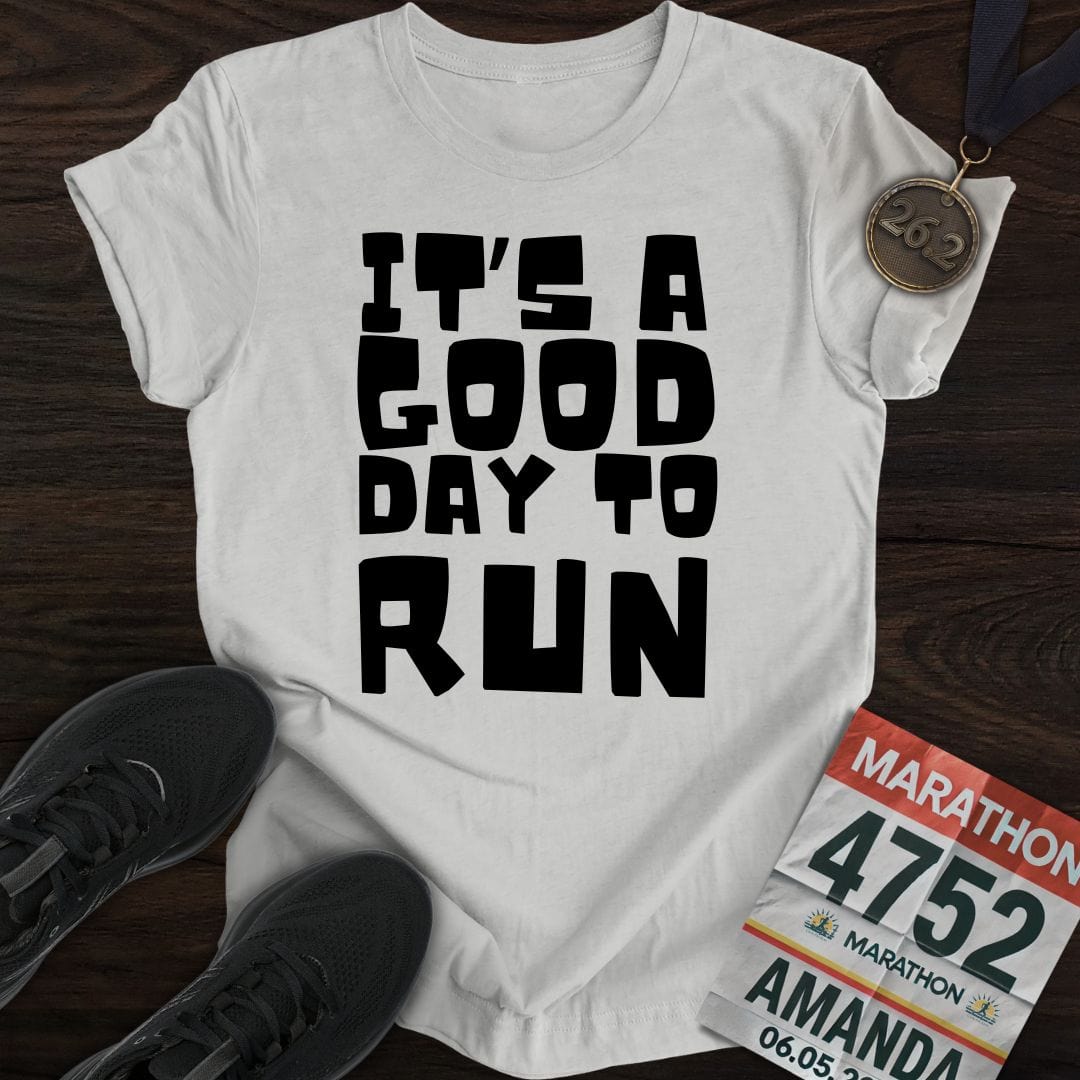 Printify T-Shirt Sport Grey / S Good Day To Run T-shirt