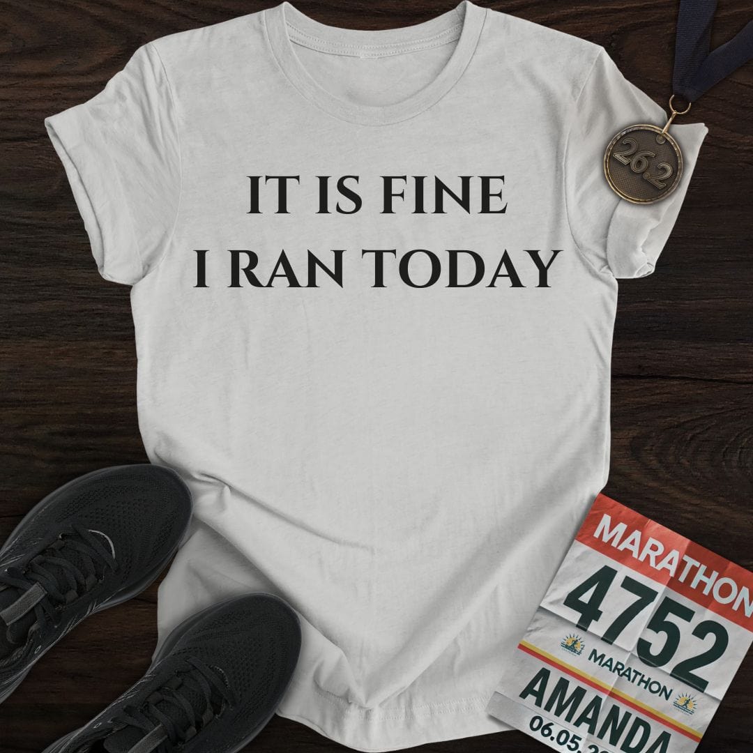 Printify T-Shirt Sport Grey / S I Ran Today T-Shirt