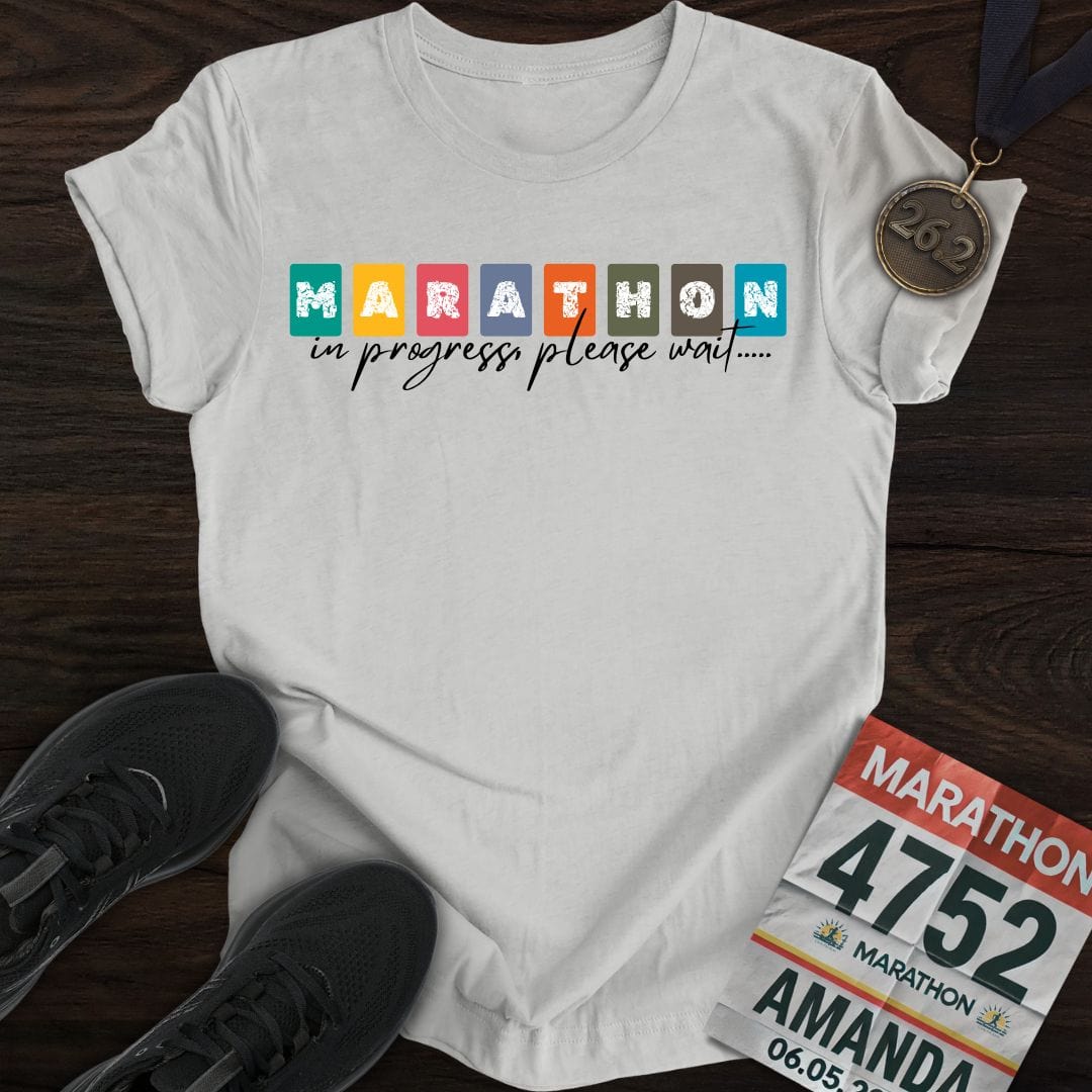 Printify T-Shirt Sport Grey / S Marathon in progress, please wait...