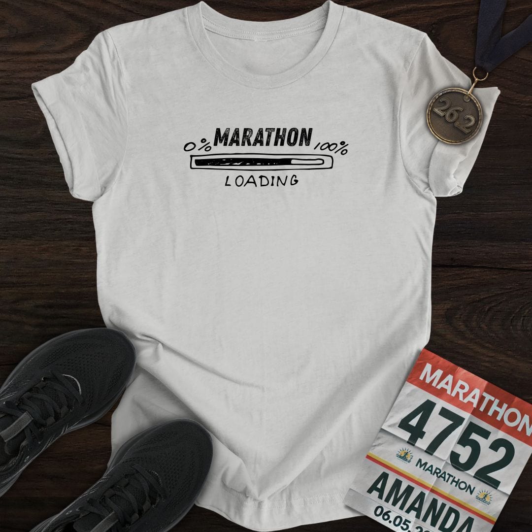 Printify T-Shirt Sport Grey / S Marathon Loading T-Shirt