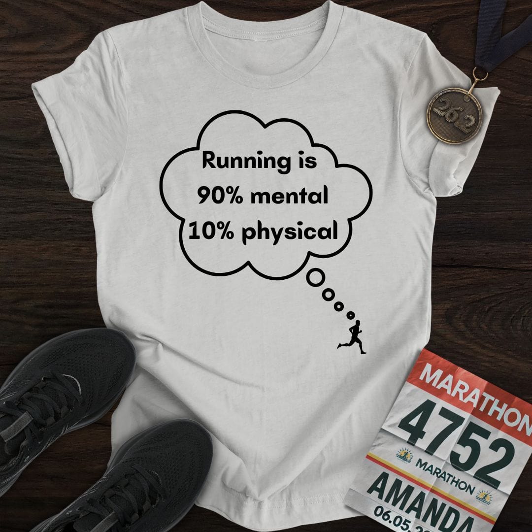 Printify T-Shirt Sport Grey / S Mental or Physical Running T-Shirt