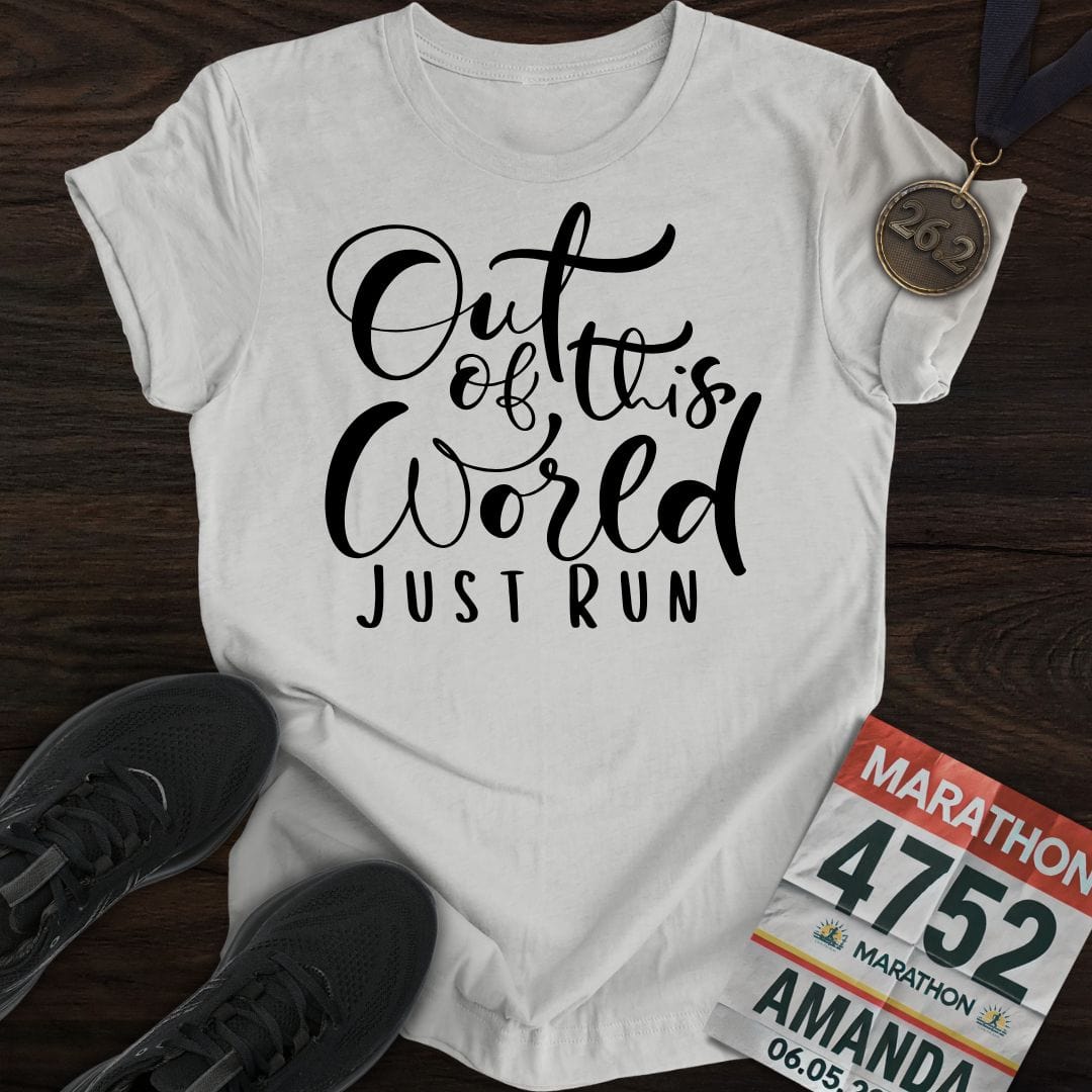 Printify T-Shirt Sport Grey / S Out of This World, Just Run T-shirt