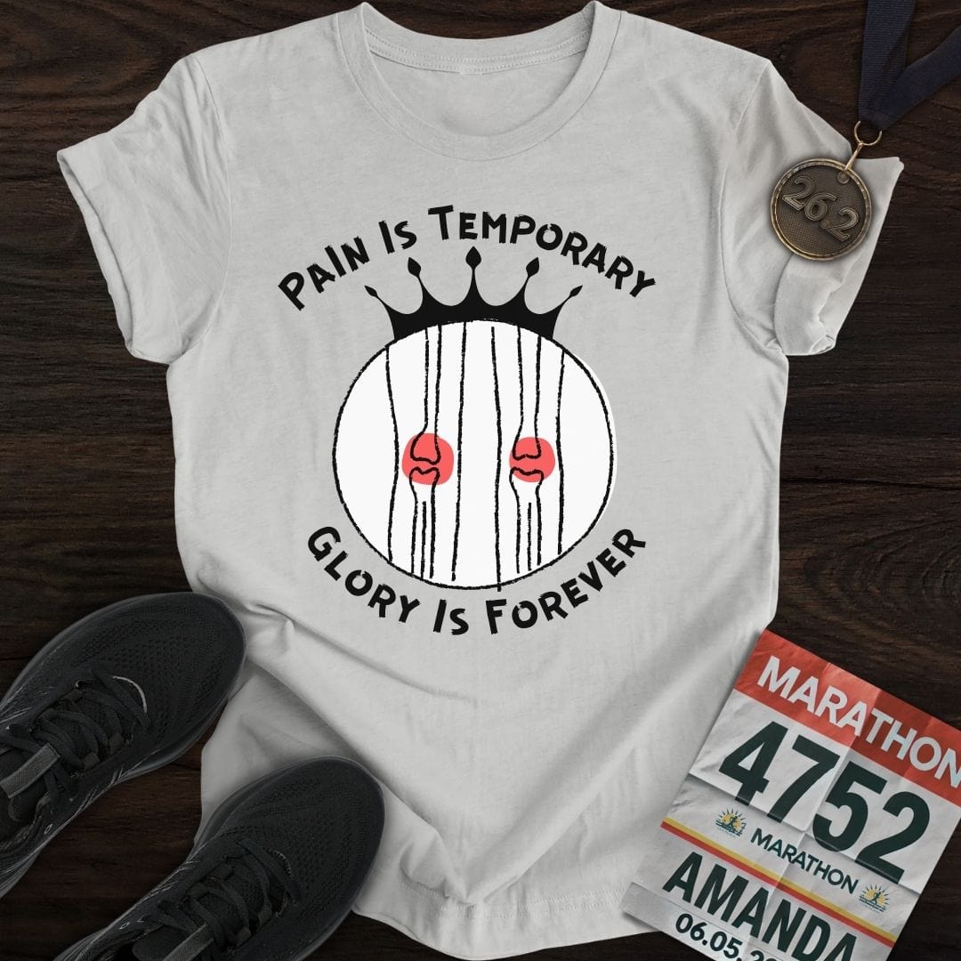 Printify T-Shirt Sport Grey / S Pain Is Temporary Glory Is Forever T-Shirt