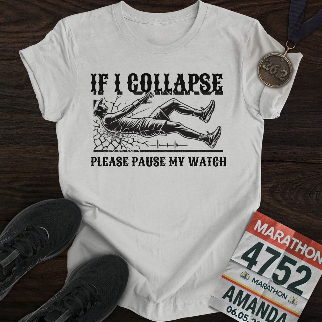 Printify T-Shirt Sport Grey / S Please Pause My Watch T-Shirt