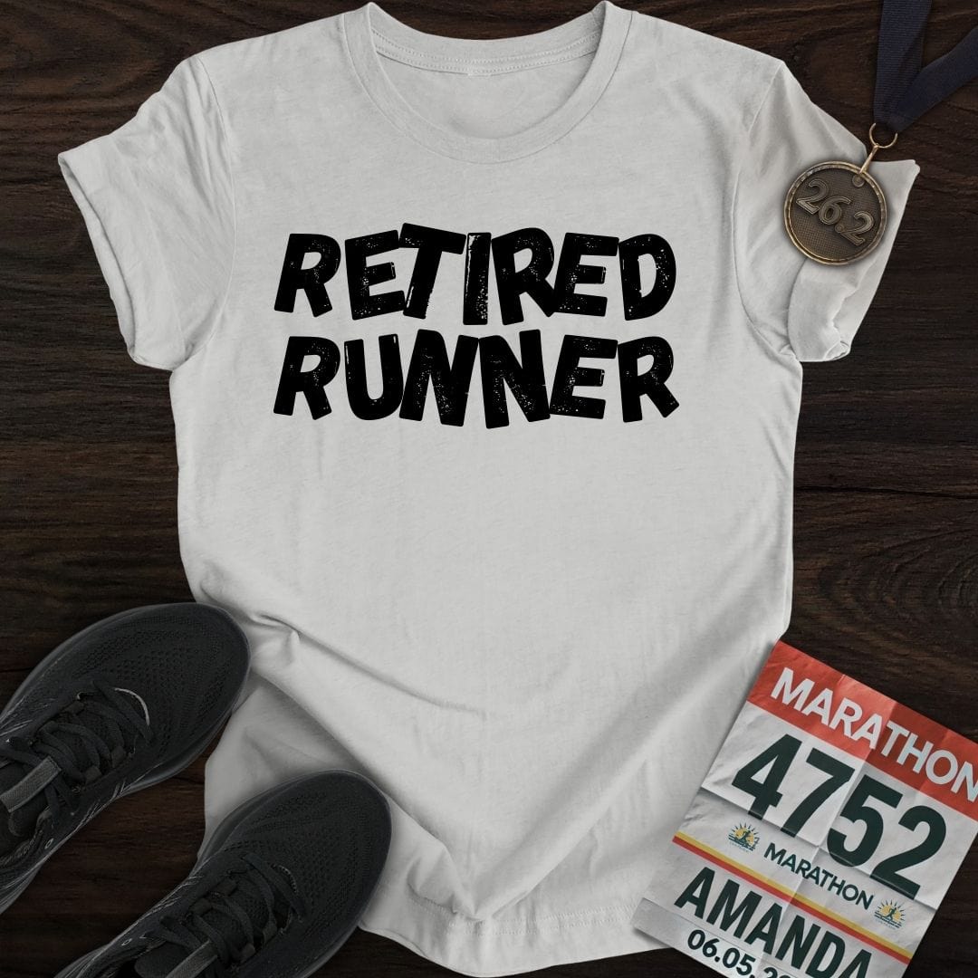 Printify T-Shirt Sport Grey / S Retired Runner T-shirt