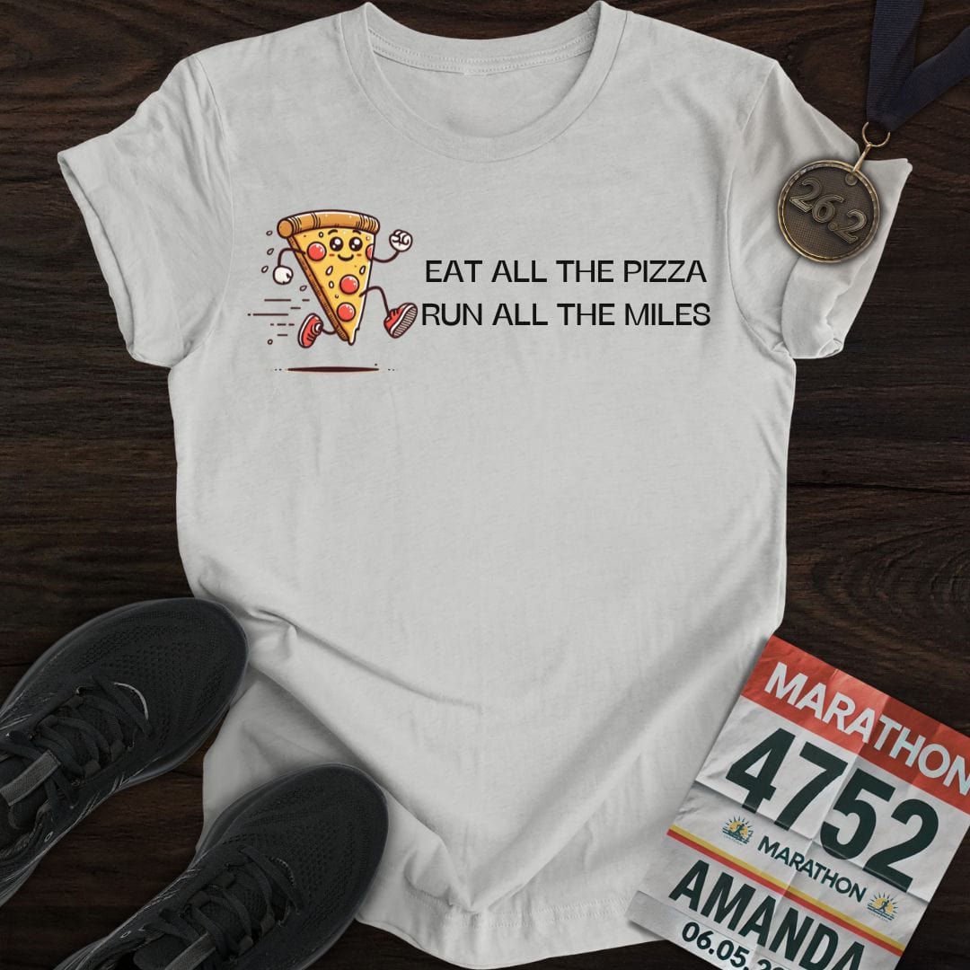 Printify T-Shirt Sport Grey / S Run All The Miles T-Shirt