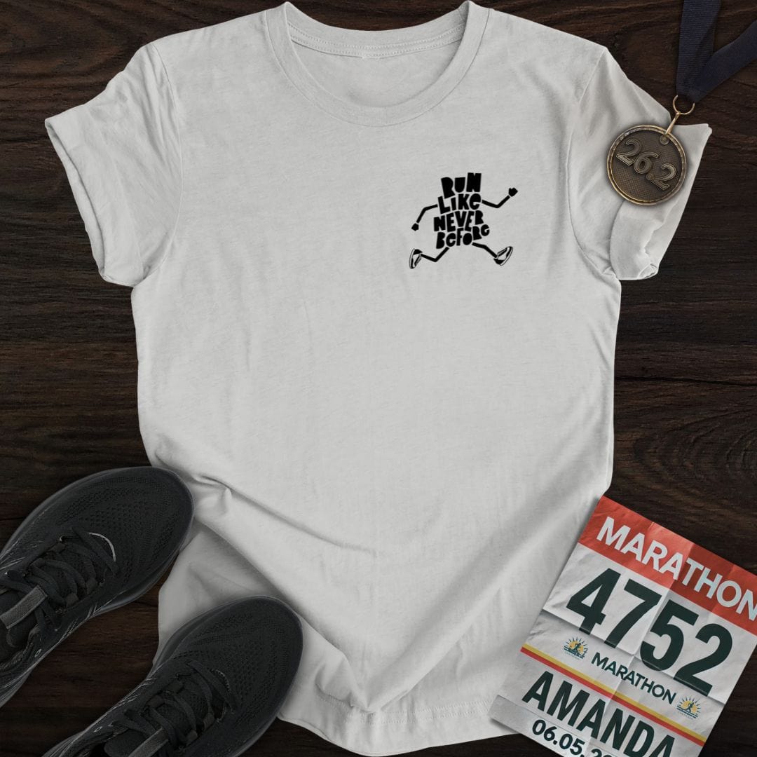 Printify T-Shirt Sport Grey / S Run Like Never Before T-Shirt