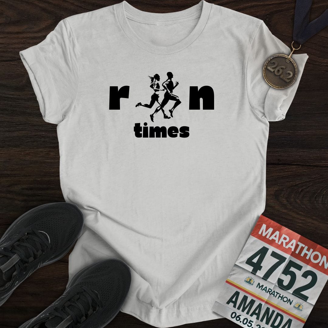 Printify T-Shirt Sport Grey / S Run Times T-shirt