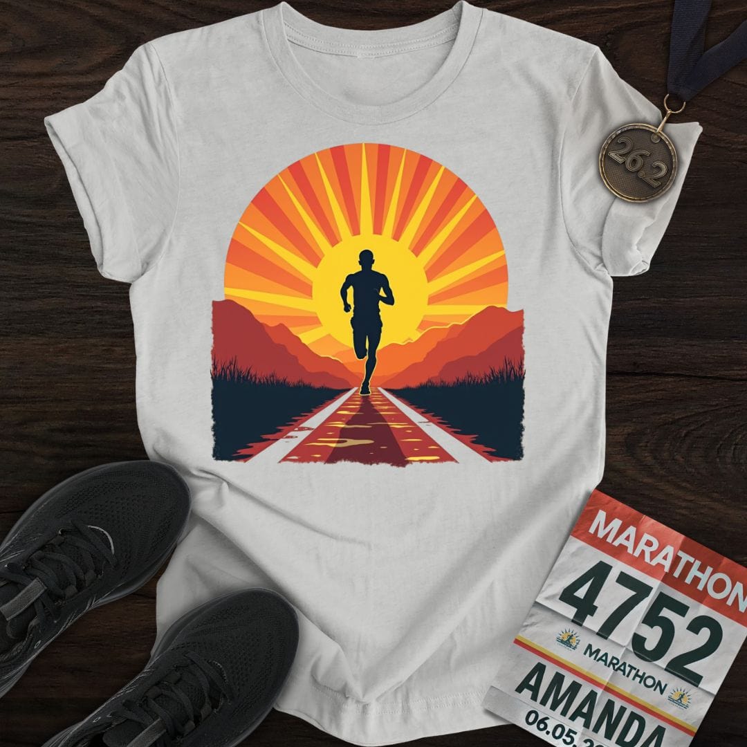 Printify T-Shirt Sport Grey / S Run With the Sun T-shirt