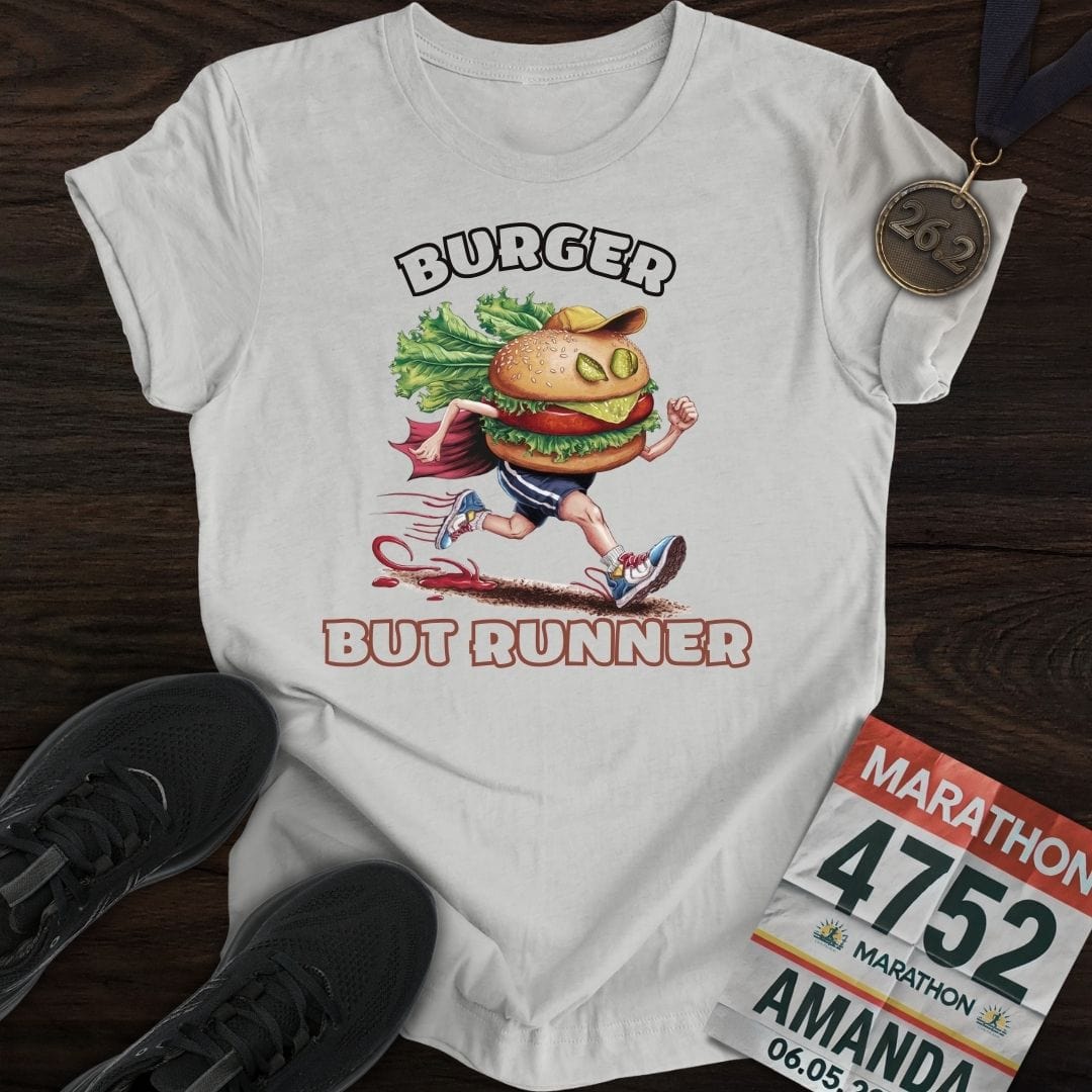 Printify T-Shirt Sport Grey / S Runner Burger T-Shirt