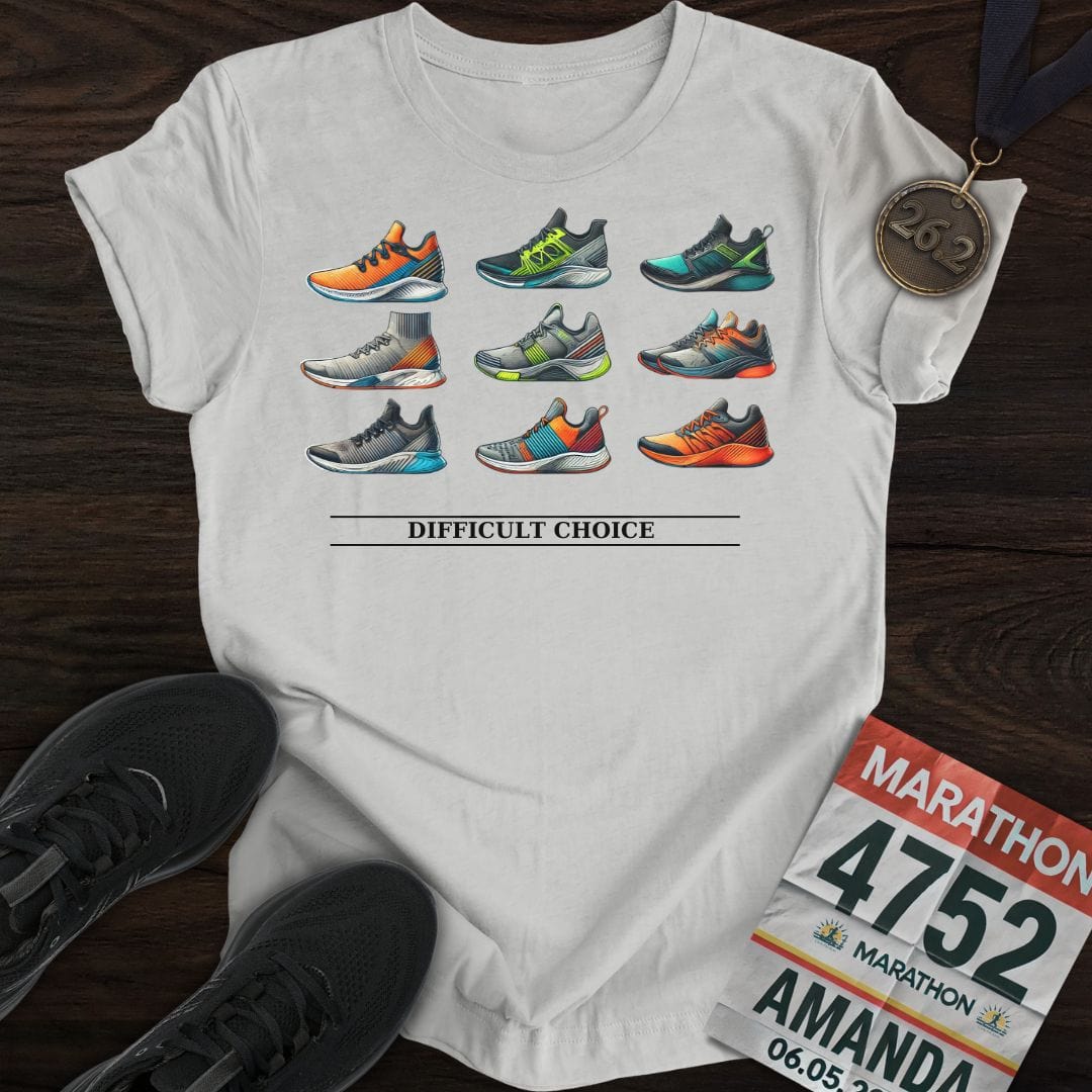 Printify T-Shirt Sport Grey / S Runner Shoes T-Shirt