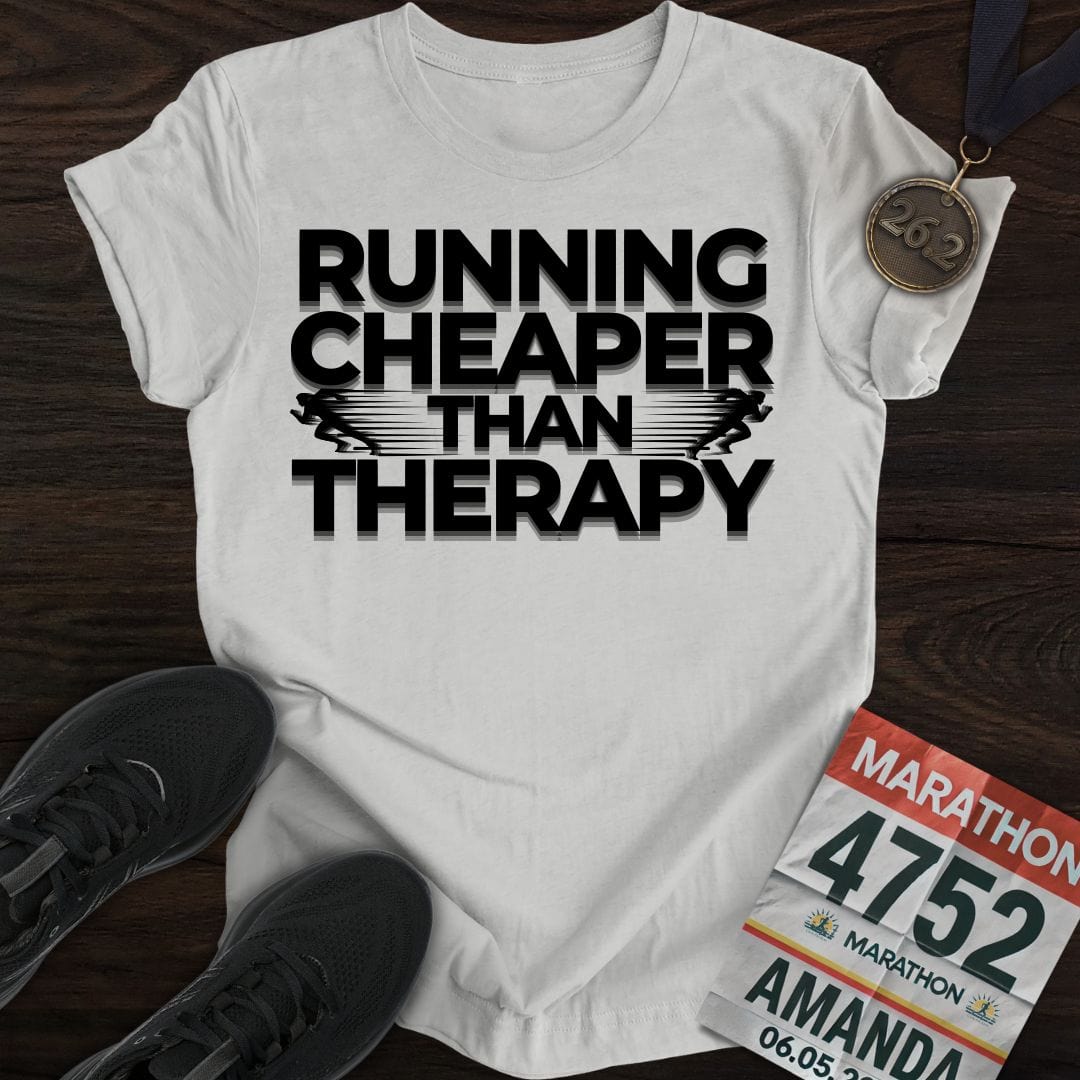 Printify T-Shirt Sport Grey / S Running Therapy T-shirt