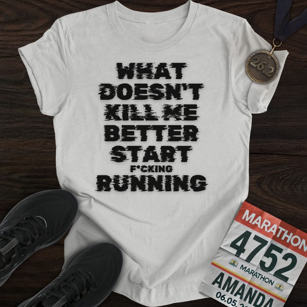 Printify T-Shirt Sport Grey / S Start F*cking Running T-Shirt