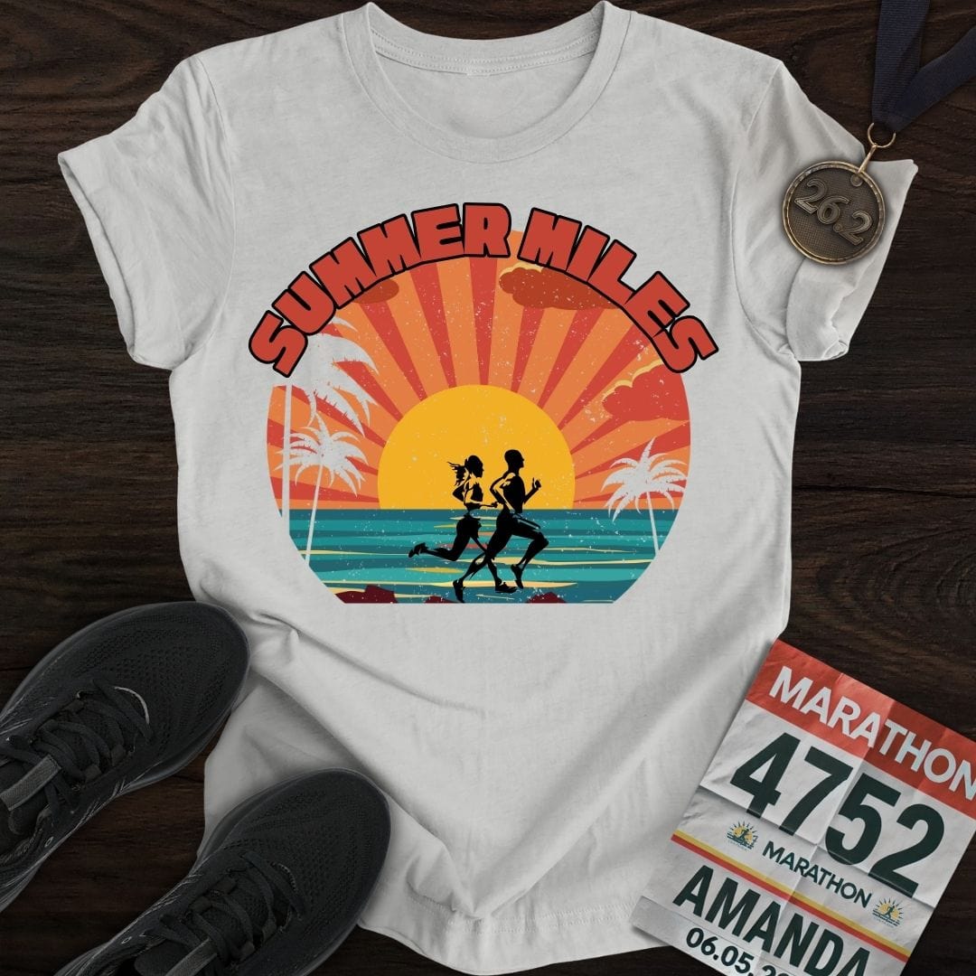 Printify T-Shirt Sport Grey / S Summer Miles T-shirt