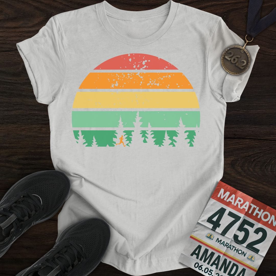 Printify T-Shirt Sport Grey / S SunSet Runner T-Shirt