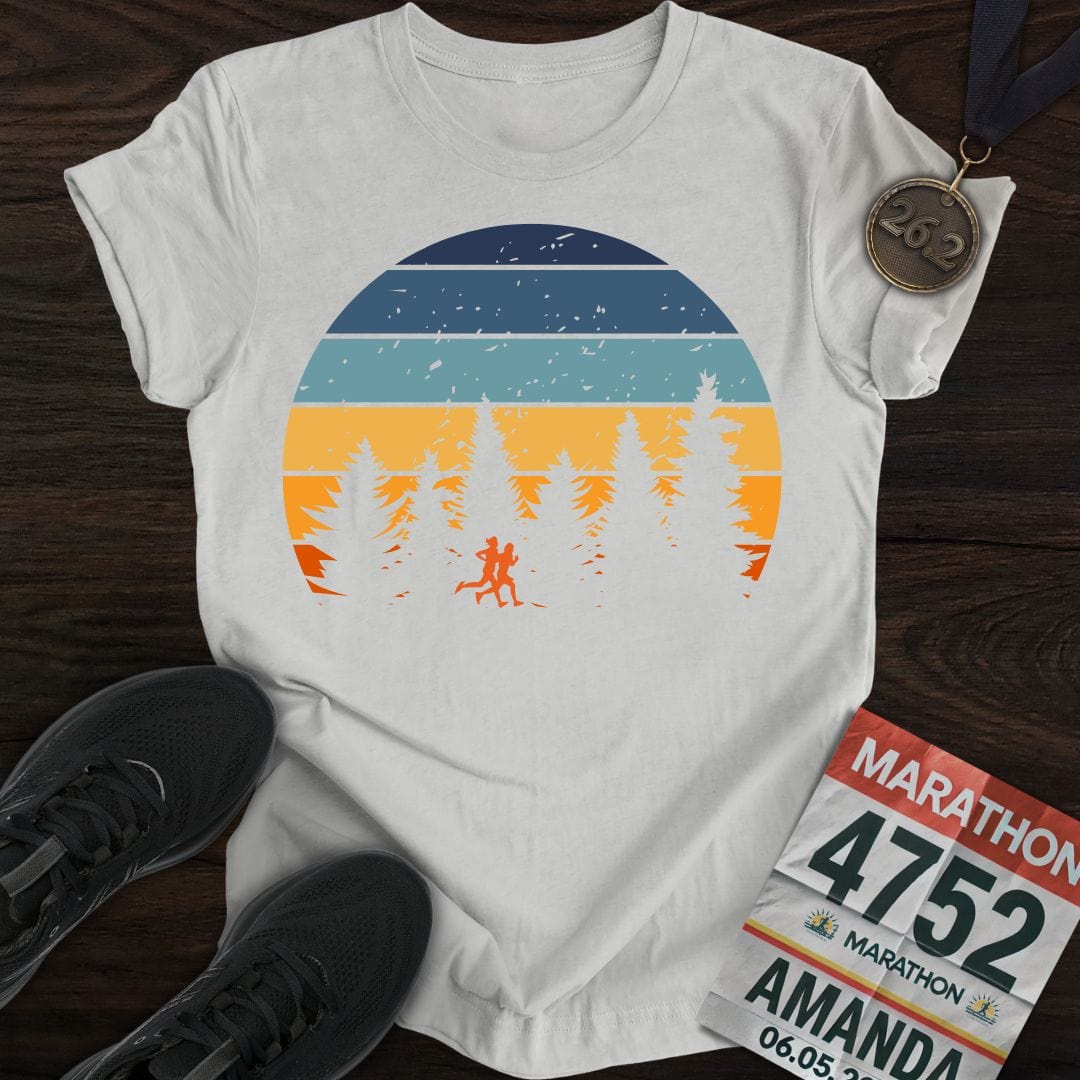 Printify T-Shirt Sport Grey / S Sunset Runners T-shirt