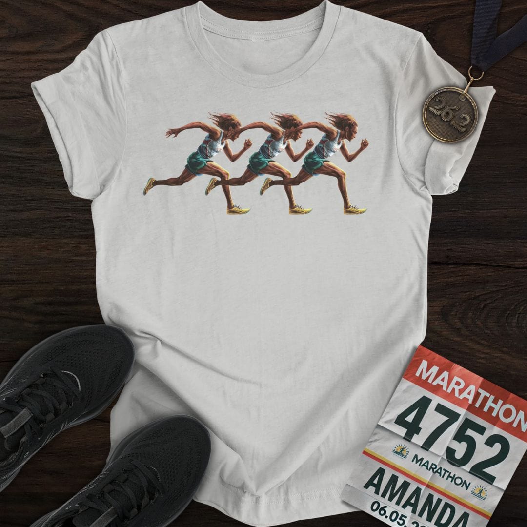 Printify T-Shirt Sport Grey / S Three Runners T-Shirt