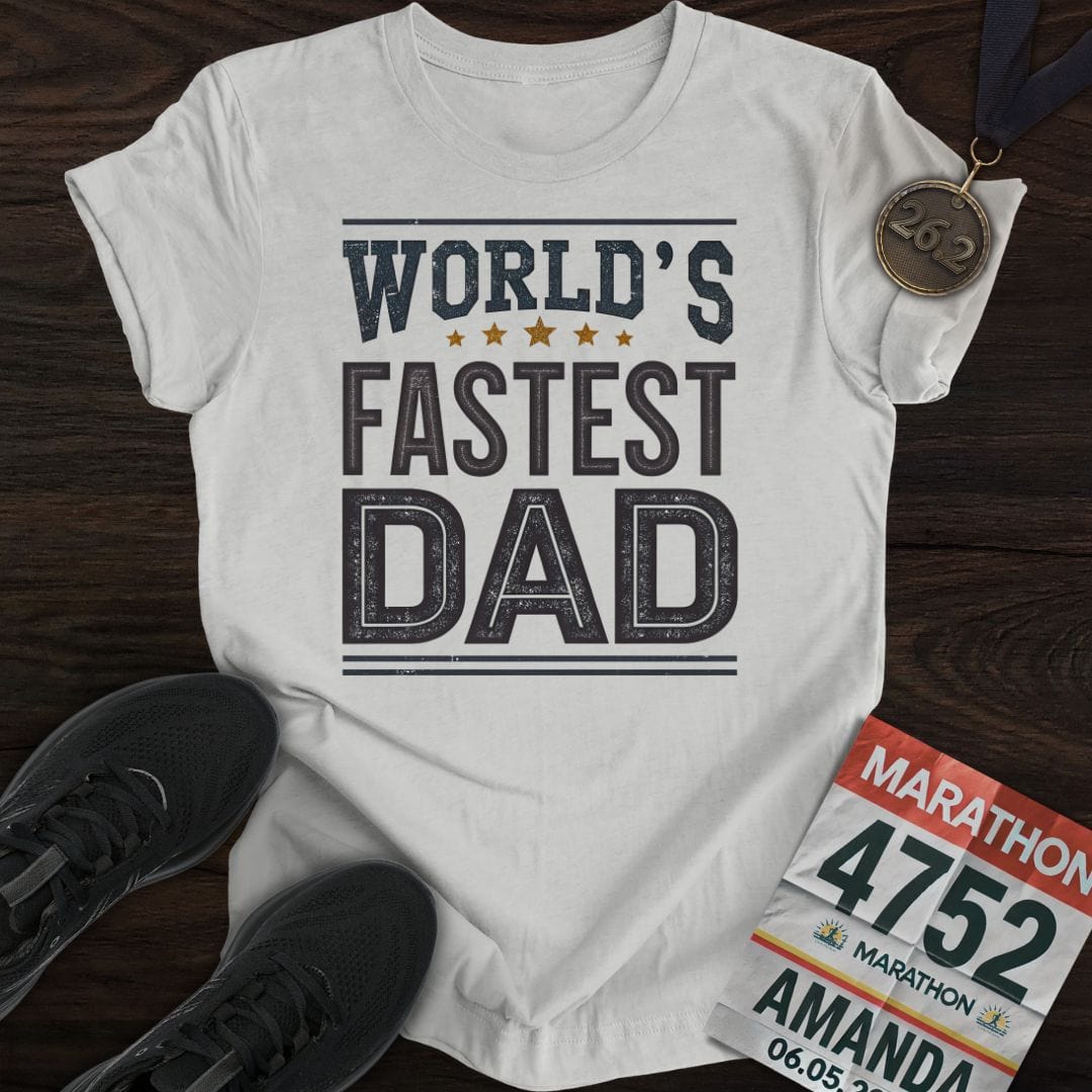Printify T-Shirt Sport Grey / S World's Fastest Dad T-shirt