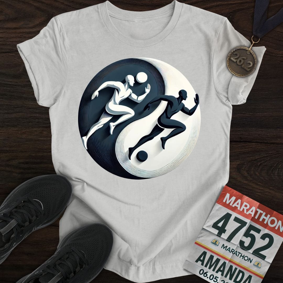Printify T-Shirt Sport Grey / S Yin Yang Runner T-shirt