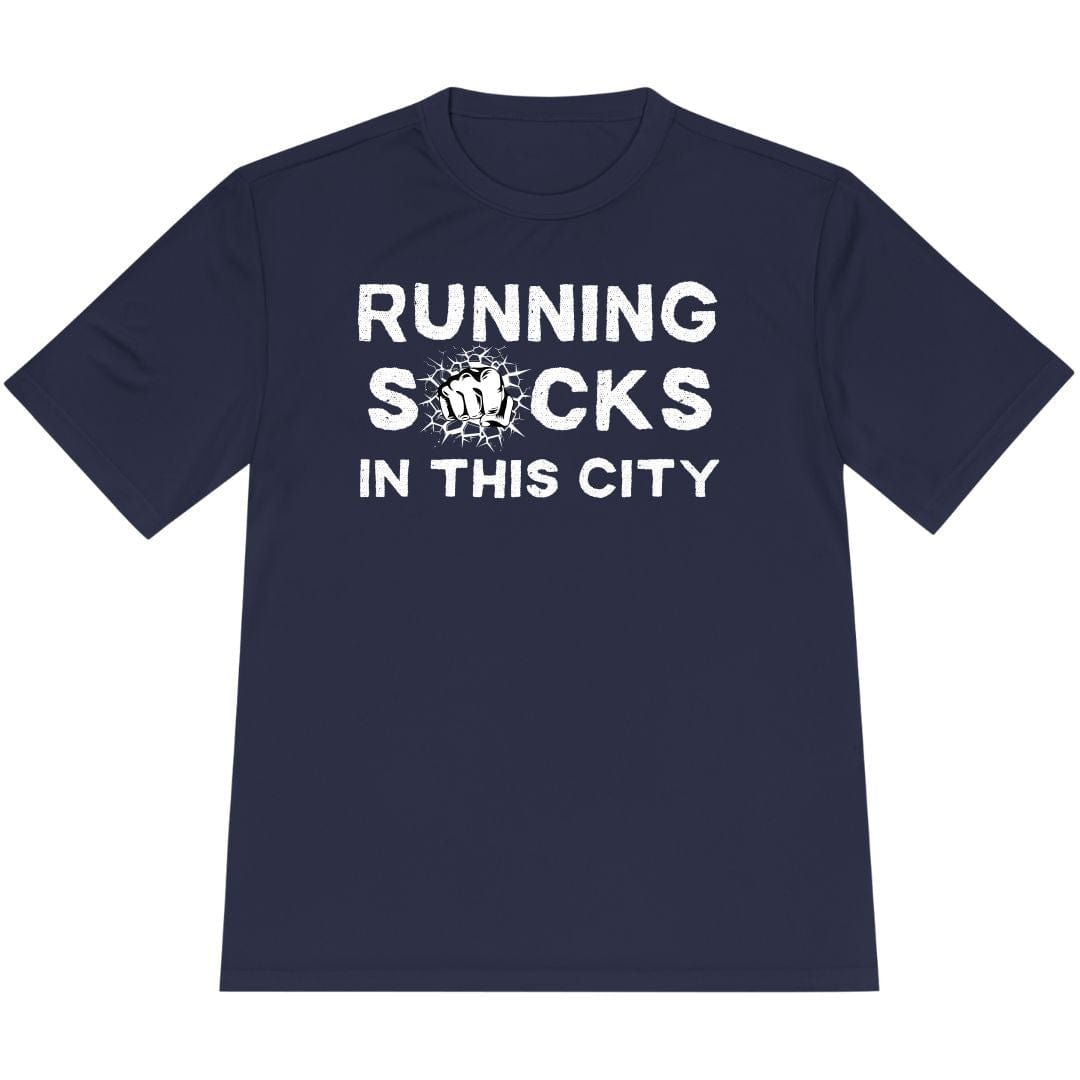 Printify T-Shirt True Navy / XS City Runs, Zero Fun T-Shirt / Pro