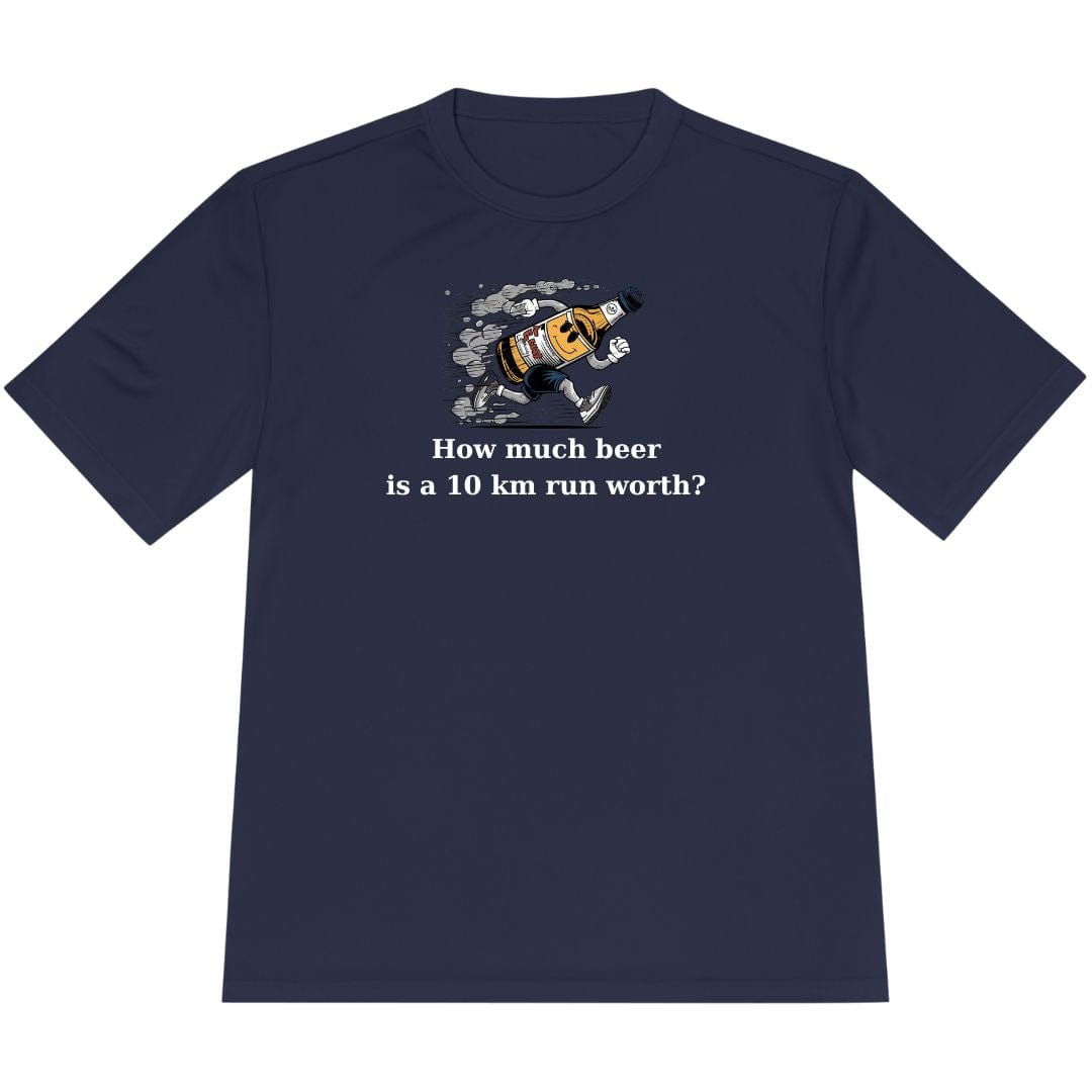 Printify T-Shirt True Navy / XS Drink Beer Run 10KM T-Shirt / Pro