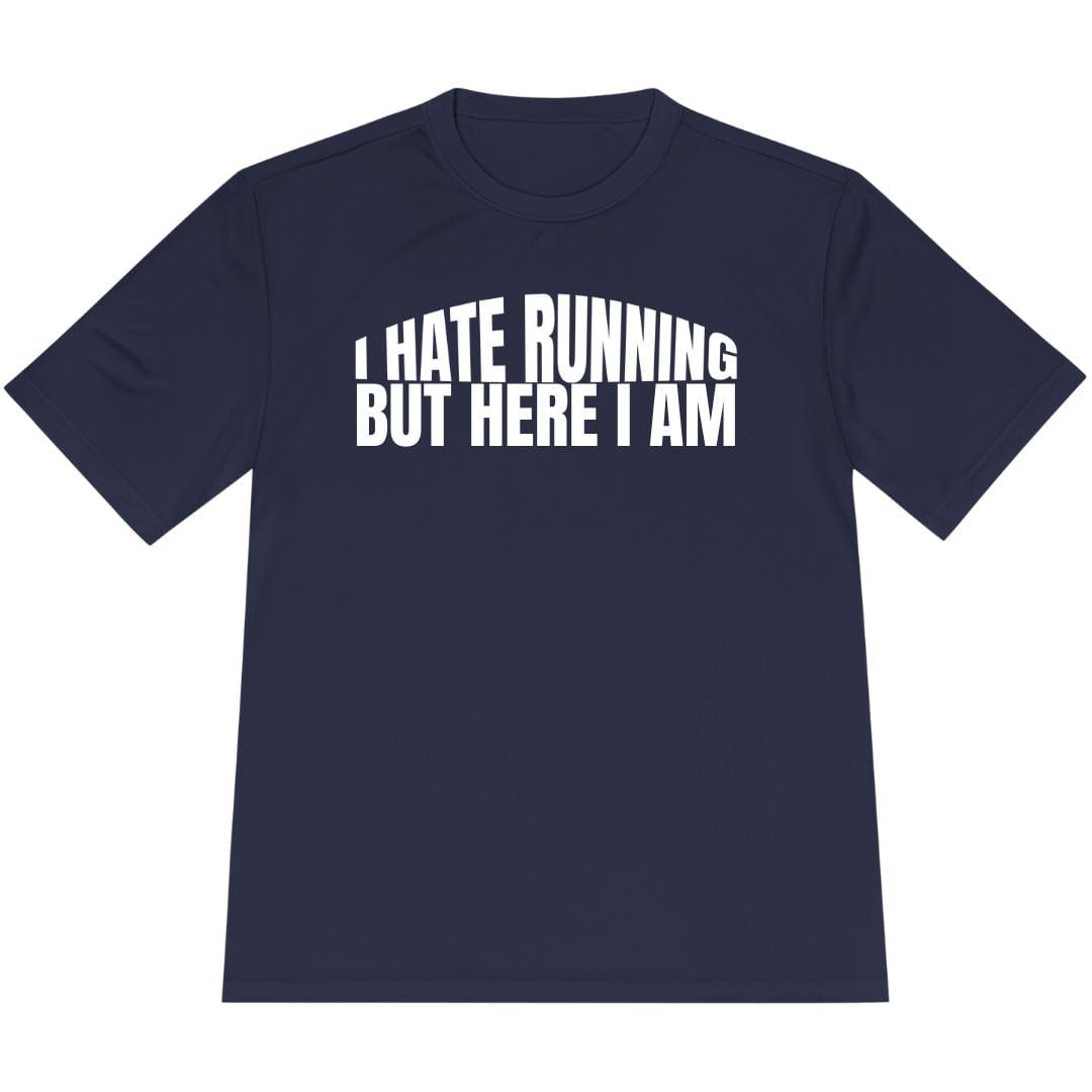 Printify T-Shirt True Navy / XS I Hate Running -2- T-Shirt / Pro