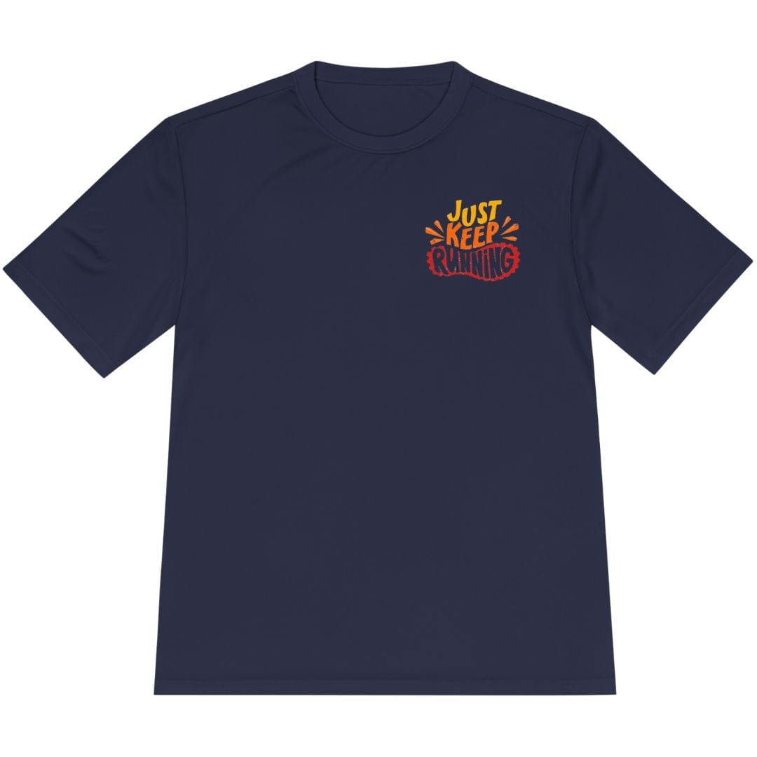Printify T-Shirt True Navy / XS Keep Running Shoes T-Shirt / Pro