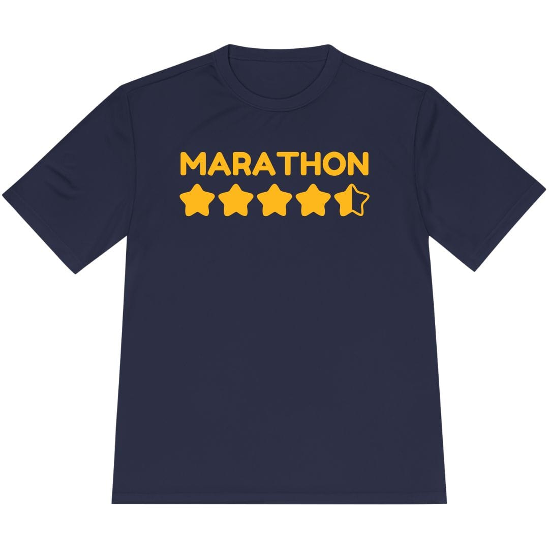 Printify T-Shirt True Navy / XS Marathon Star Score T-Shirt / Pro