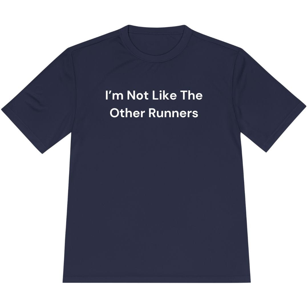 Printify T-Shirt True Navy / XS Not Like The Other Runners T-Shirt / Pro