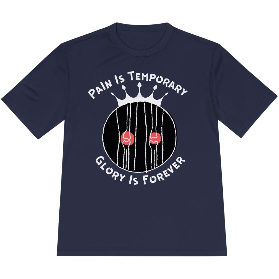 Printify T-Shirt True Navy / XS Pain Is Temporary Glory Is Forever T-Shirt / Pro