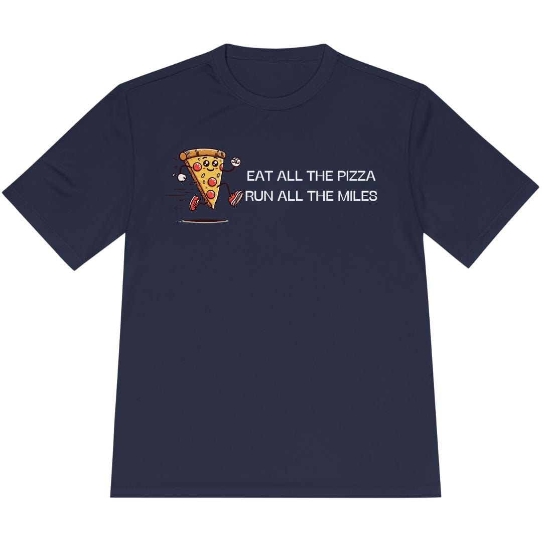 Printify T-Shirt True Navy / XS Run All The Miles T-Shirt / Pro