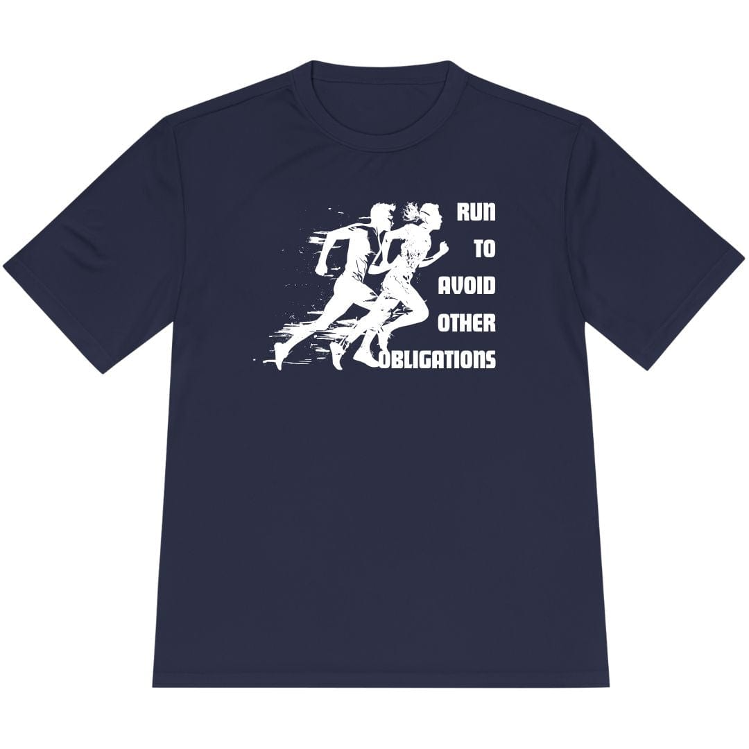 Printify T-Shirt True Navy / XS Run To Avoid Other Obligations T-Shirt / Pro