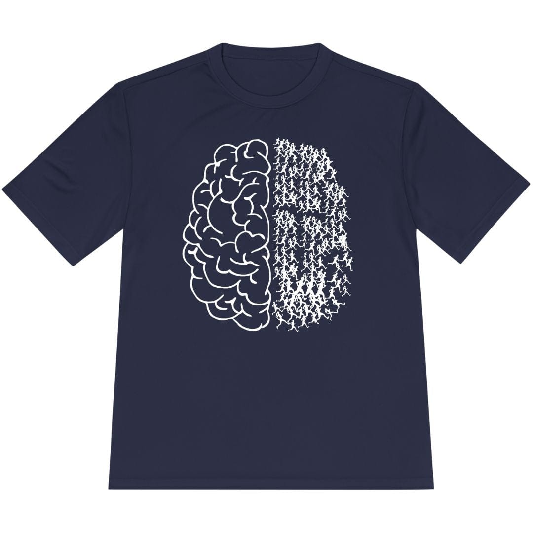 Printify T-Shirt True Navy / XS Running Is My Mind T-Shirt / Pro