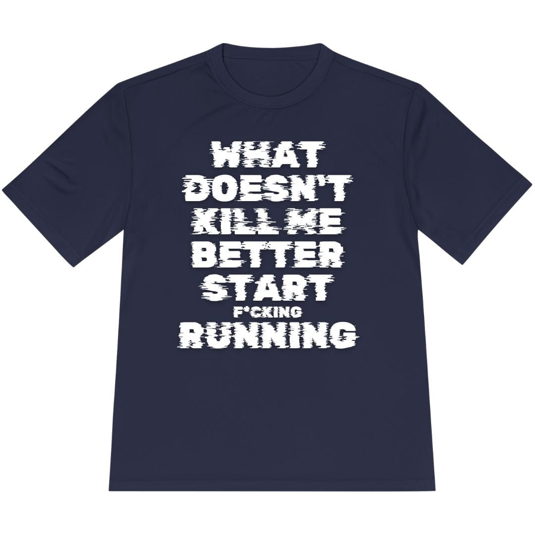 Printify T-Shirt True Navy / XS Start F*cking Running T-Shirt / Pro