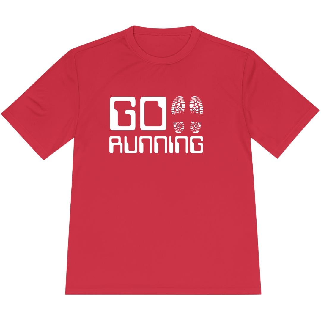 Printify T-Shirt True Red / XS Go Running T-Shirt / Pro