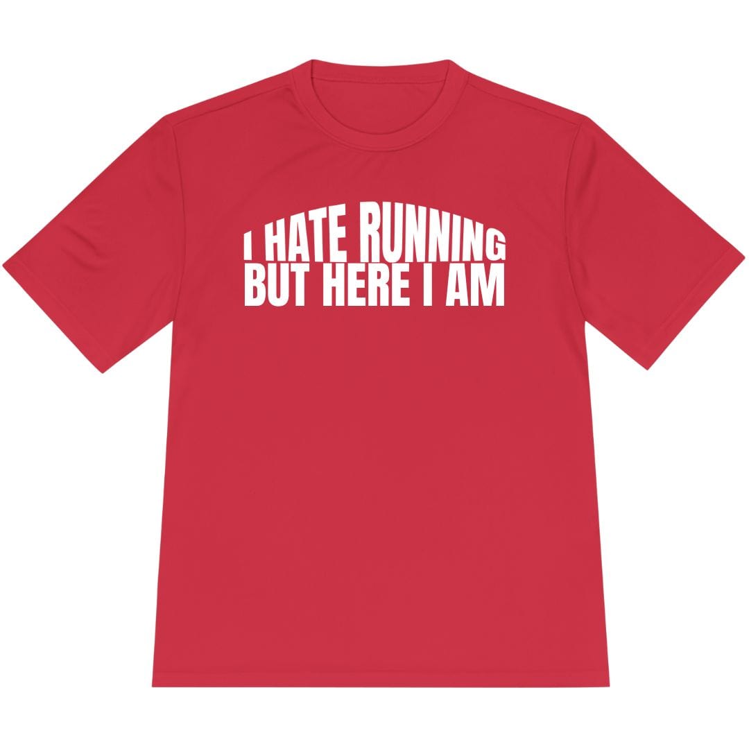 Printify T-Shirt True Red / XS I Hate Running -2- T-Shirt / Pro
