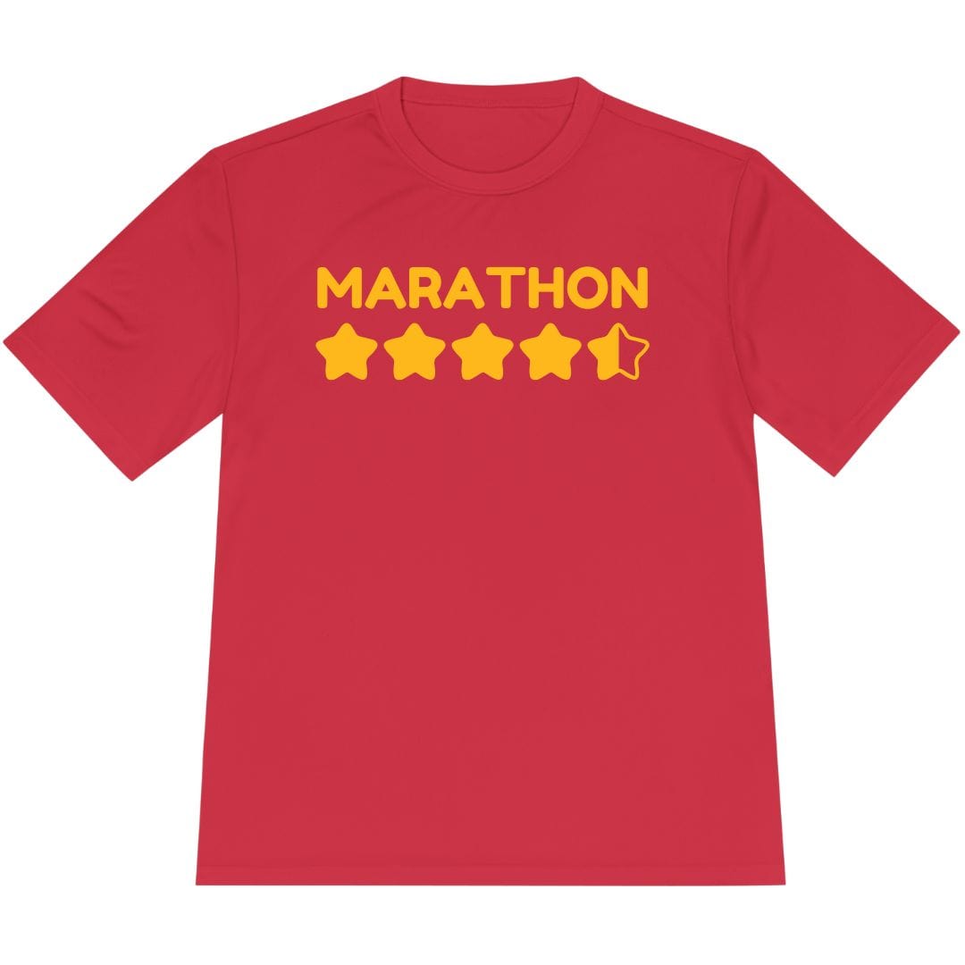 Printify T-Shirt True Red / XS Marathon Star Score T-Shirt / Pro