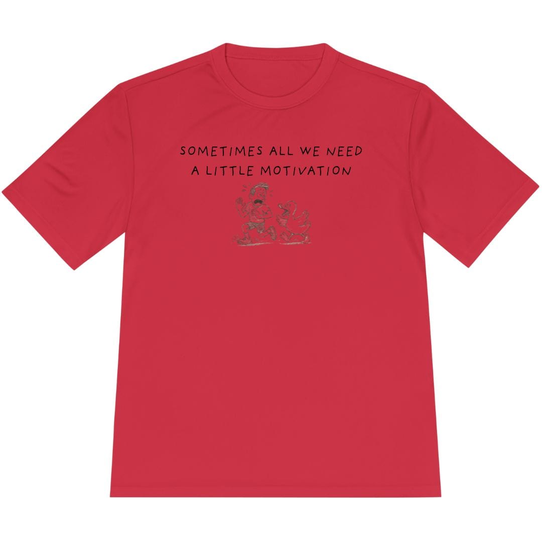 Printify T-Shirt True Red / XS Motivated Like a Duck T-Shirt / Pro