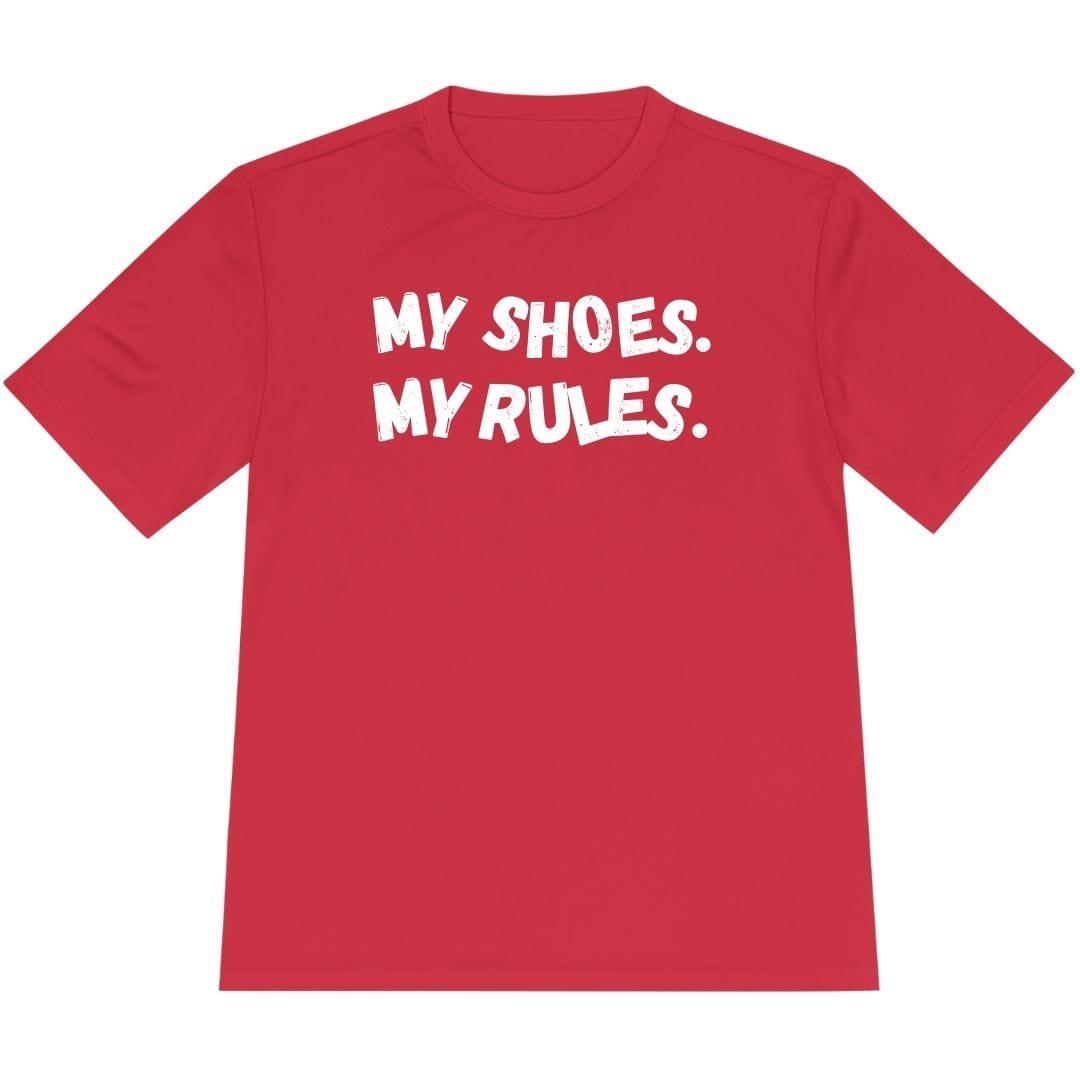 Printify T-Shirt True Red / XS My Shoes My Rules T-Shirt / Pro
