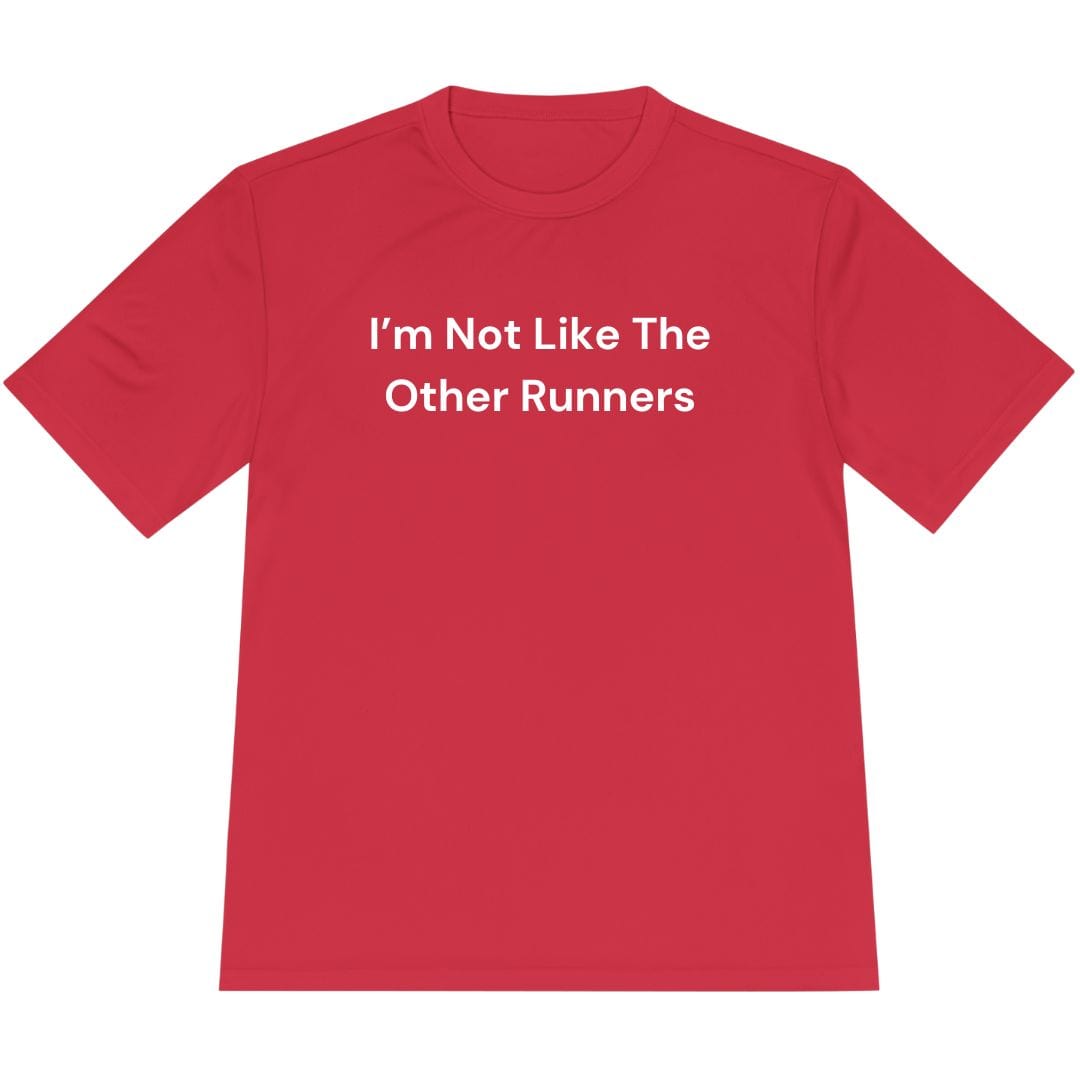 Printify T-Shirt True Red / XS Not Like The Other Runners T-Shirt / Pro