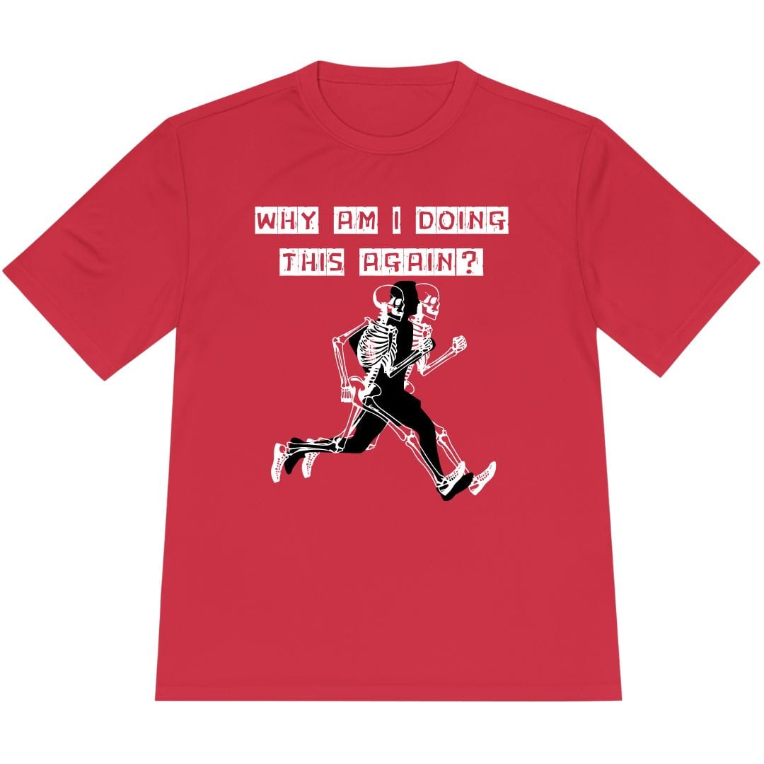 Printify T-Shirt True Red / XS Run Again? T-Shirt / Pro