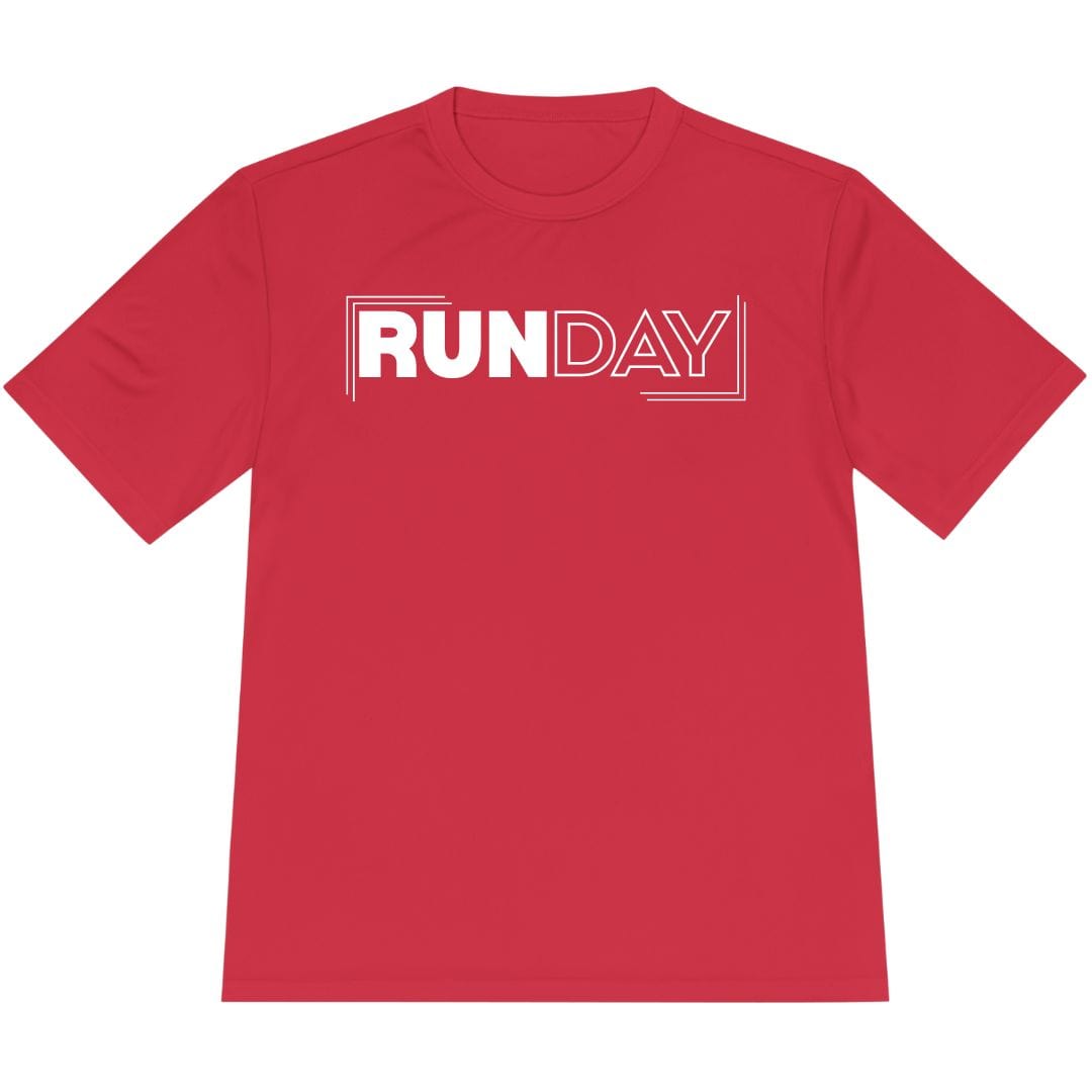 Printify T-Shirt True Red / XS Run Day T-Shirt / Pro