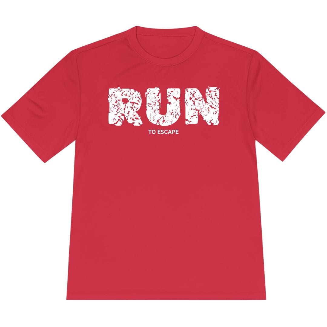 Printify T-Shirt True Red / XS Run To Escape T-Shirt / Pro