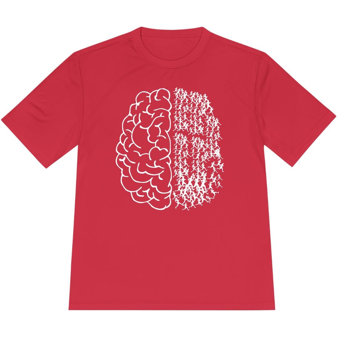 Printify T-Shirt True Red / XS Running Is My Mind T-Shirt / Pro