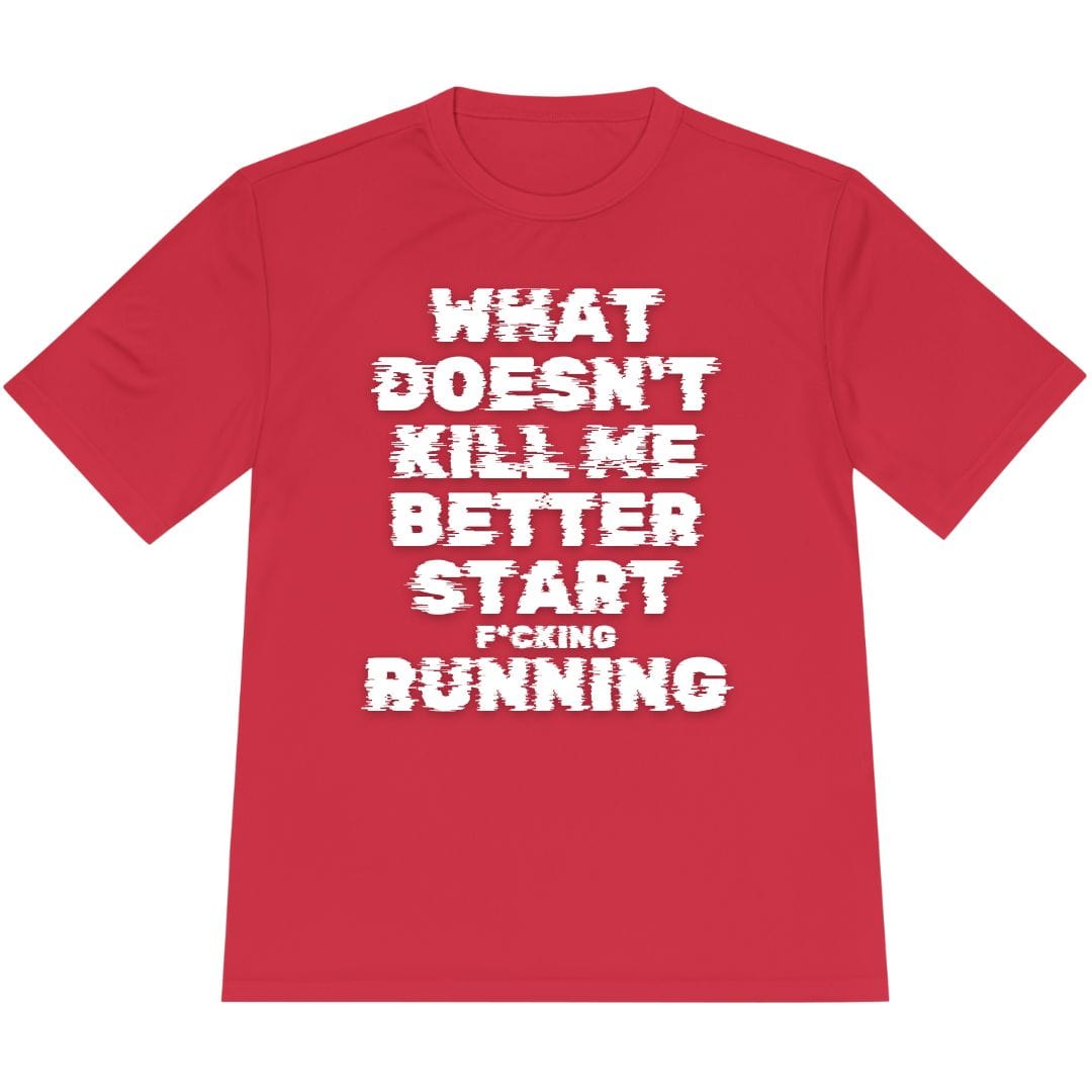 Printify T-Shirt True Red / XS Start F*cking Running T-Shirt / Pro