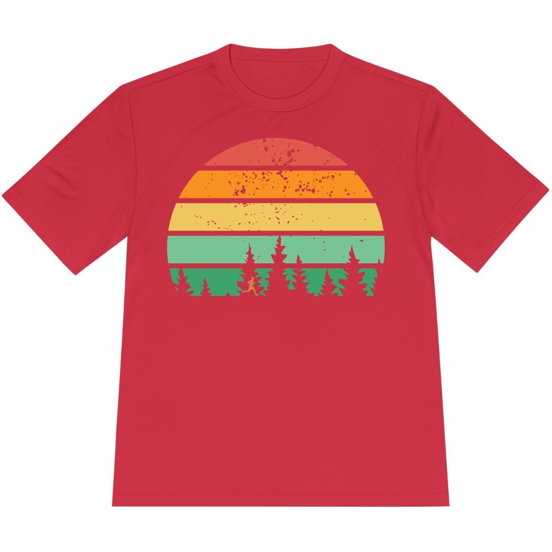 Printify T-Shirt True Red / XS SunSet Runner T-Shirt / Pro